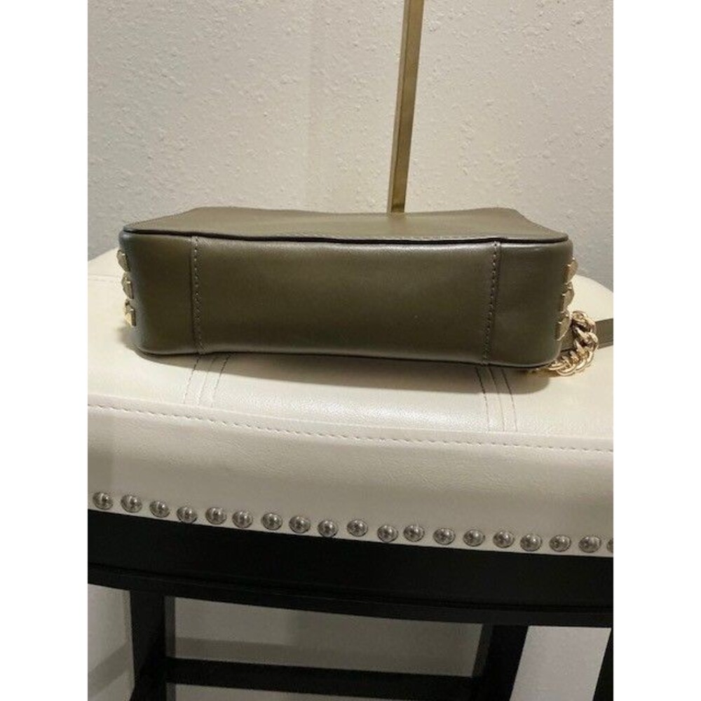 michael kors jet set brown butterfly camera crossbody bag studs on side - Picture 3 of 6